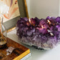 Amethyst Cluster Centerpiece Oil Candle (3 wicks)